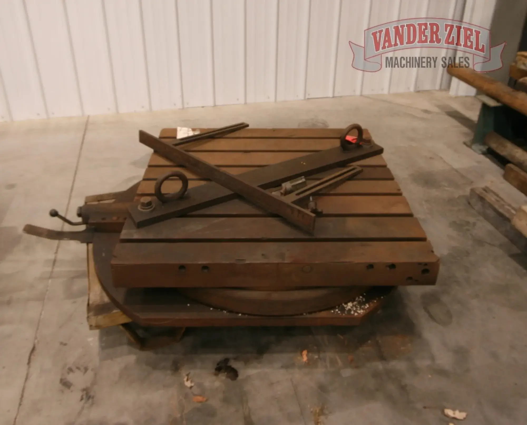 56" x 36" Rotary Table, 6 T-Slots