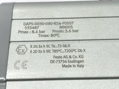 USED FESTO VZBA-1"-GG-63-T-22-F0405-V4V4T-PS30-R-90-4-C, 1758073