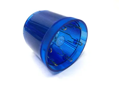 Used WERMA Blue Permanent Light Element 70mm Diameter 12-230VAC/DC BU Light Source Equipment Michigan US | Maverick Industrial Sales #1402324