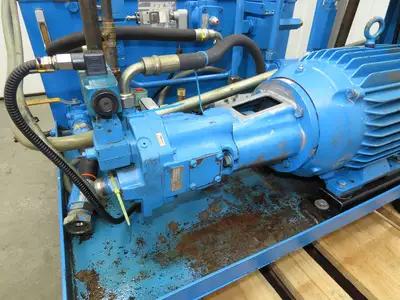 Eaton Vickers Hydraulic Power Unit 45 Gallon 19 GPM 3000PSI 20Hp 230/460V 3Ph