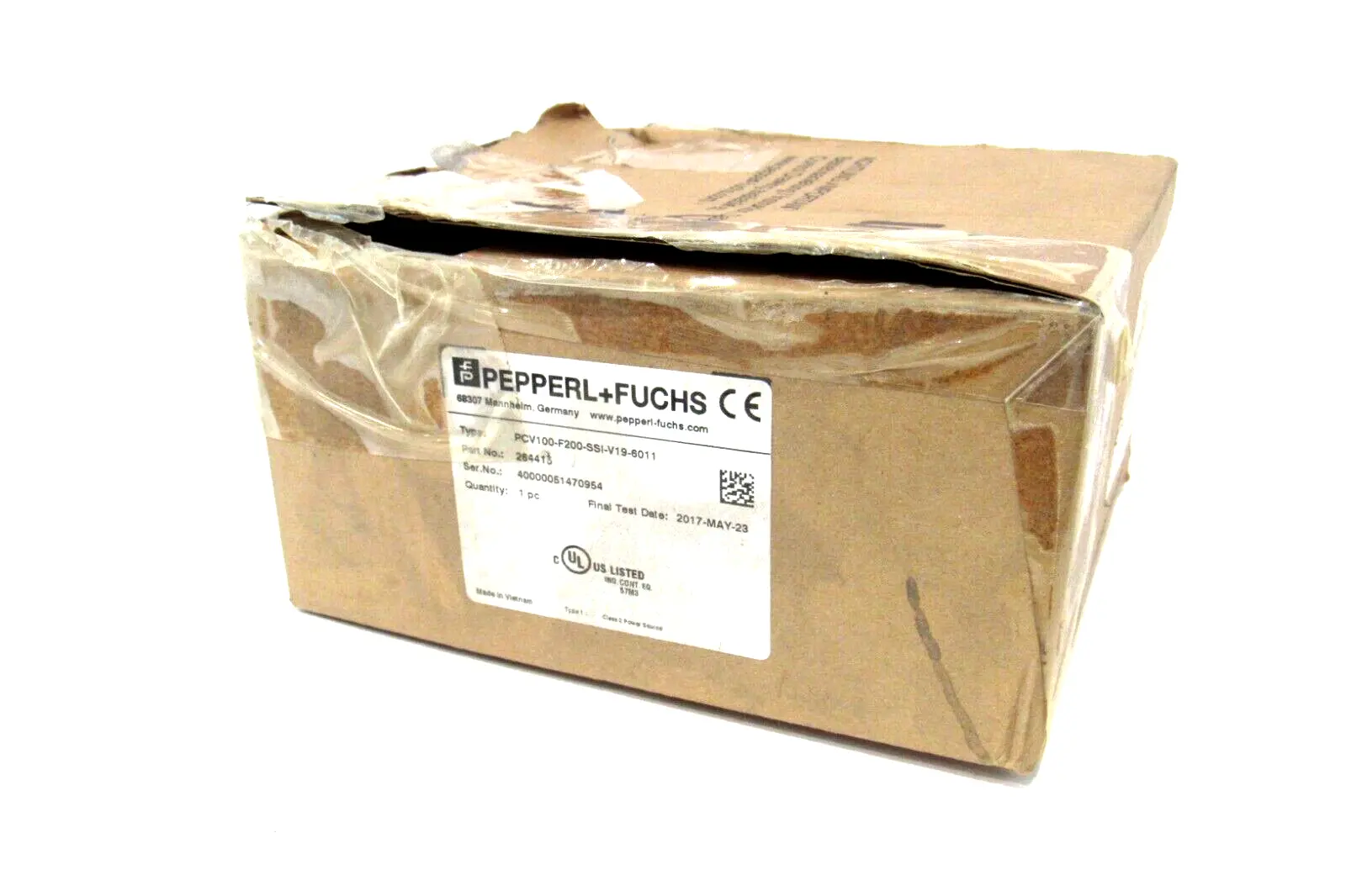 NEW PEPPERL+FUCHS PCV100-F200-SSI-V19-6011 READING HEAD PCV100F200SSIV196011