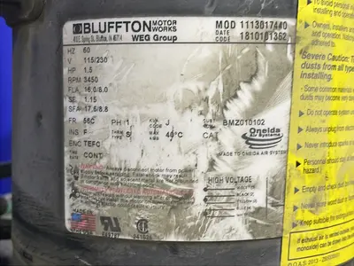 USED 2018 ONEIDA AIR SYSTEMS XXPM010100H