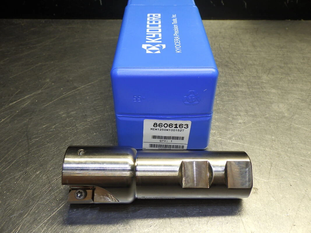 Kyocera 1.25" Coolant Thru Indexable Endmill 1" Shank MEW1250W100152T (LOC114)