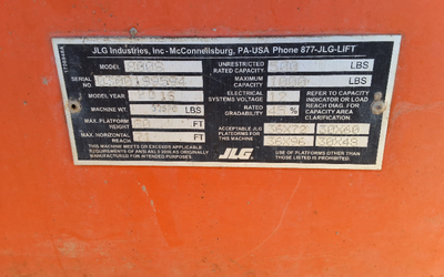 USED 2016 JLG 800S
