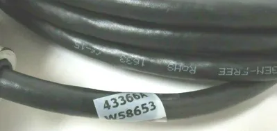 NEW LUTZE 117118 283249 43366A W58653 SUPERFLEX TRONIC TELESIS CABLE ASSEMBLY 8M