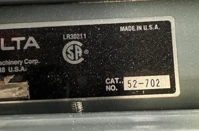 DELTA UNISAW 52-702, 10" TABLE SAW