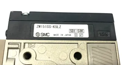 ZM131H-K5LZ | SMC  High Pressure Vaccum Generator w/ V114-5G Solenoids - Used