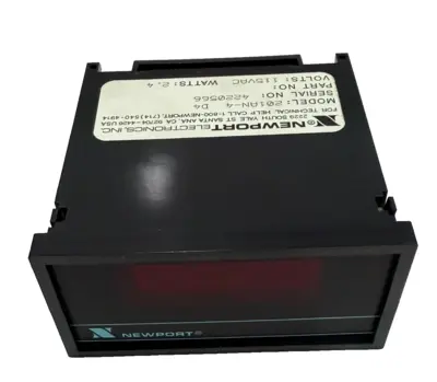 NEW NEWPORT ELECTRONICS 201AN-4 D4 DIGITAL PANEL VOLTMETER 115VAC 2.4W 201AN4