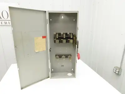 General Electric TH3364 Fusible Safety Disconnect Switch 200A 600V 3Ph 150Hp