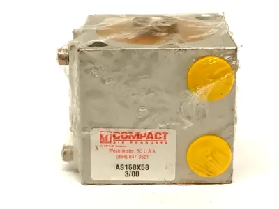 AS158X58 | Compact Air Products  Pneumatic Cylinder 1-5/8" Bore 5/8" Stroke - New Other