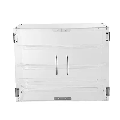Pastry Display Case, 3-Tier Commercial Countertop Bakery Acrylic Display Case - 20.7" wide