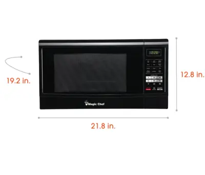 Magic Chef 1.6 CU. FT. COUNTERTOP COOKING IN BLACK
