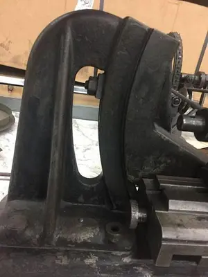 1373-385 Antique Henry Hauser S.A. Motorized Lapping Machine