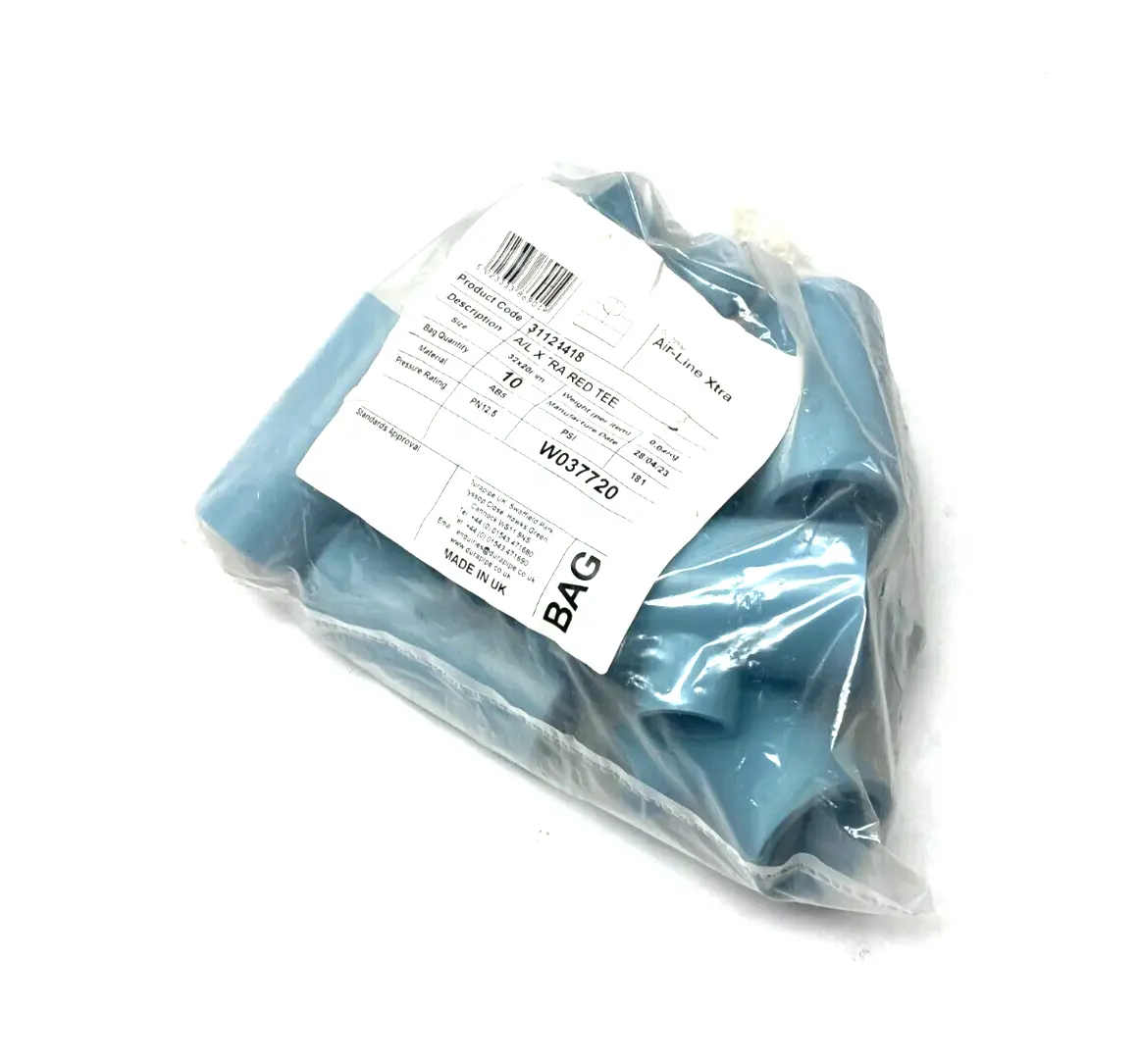 NEW DURAPIPE AIR-LINE XTRA SOCKET TEE FITTING 32 X 20MM BLUE