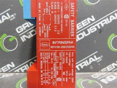 Stahl 9011/00-280/220/00 Intrinspak Safety Barrier 24VDC 137 Ohm Used