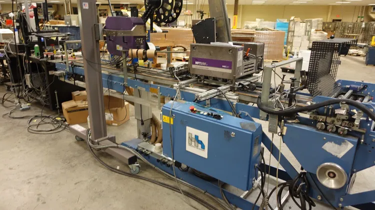 Used H & H Mail Production Line with MSC Inkjet, Tabber, MFT250 Feeder Paper Production Lines Illinois US | Machinery Solutions Group, Inc. #353955