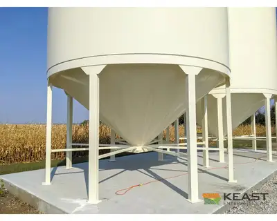 Used MERIDIAN 1425 STANDARD - 3462 BUSHELS Hopper Bottom Silos Iowa US | Keast Enterprises #1360507