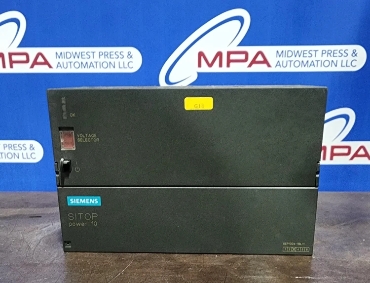 Used SIEMENS 6EP1 334-1SL11 DIN Rail Power Supplies Michigan US | Midwest Press and Automation #1232102