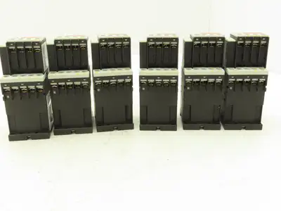 Siemens 3RH1244-1BB40 SIRIUS Contactor Relay 4NO + 4NC 24VDC Coil Lot of 6