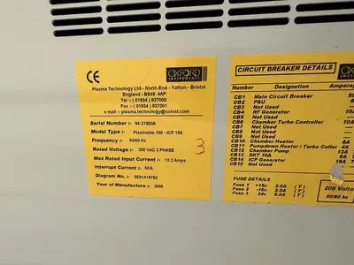 USED OXFORD 100-ICP 180