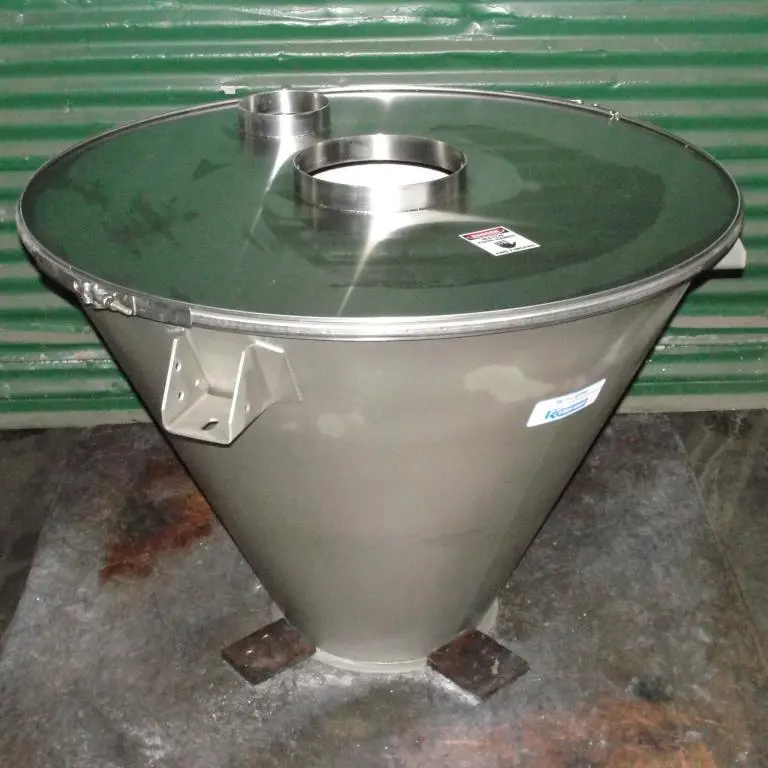 SPC6942  Bin Hopper Silo 7 cu.ft., bulk storage bin, Stainless Steel