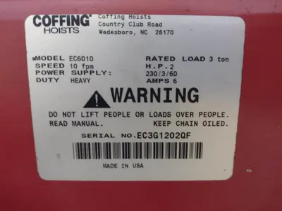 USED COFFING EC6010