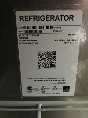 Used Hoshizaki Used 60" Hoshizaki WR60B Steelheart Stainless Steel 2 Door Worktop Refrigerator - TH1 Worktop Refrigerators Illinois US | Falcon Restaurant Supply #1374921