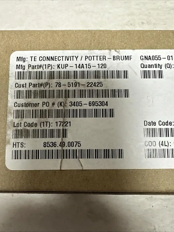 USED POTTER&BRUMFIELD KUP-14A15-120