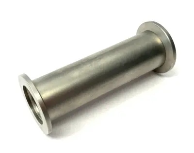 USED AGILENT STAINLESS STEEL NIPPLE, NW25, 3.94 INCH LONG