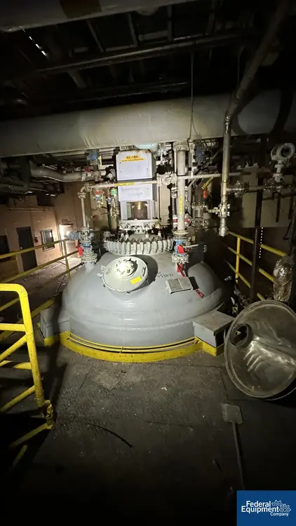 Used Pfaudler 4,000 Gal Pfaudler Glass Lined Reactor, 100/90# Reactors Michigan US | Federal Equipment Company #127645
