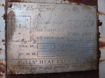 Karbate / Falls 2300 Sq. Ft. Heat Exchanger
