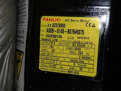 USED 2015 FANUC A06B0148B076#0075