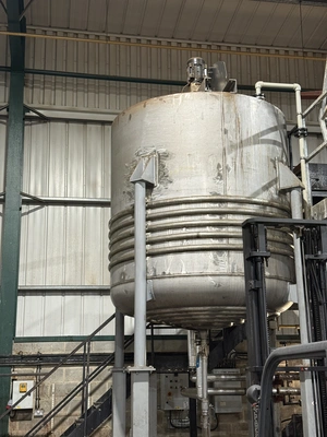 8,000L Stainless Steel Paddle Mix Tank – 7.5 kW