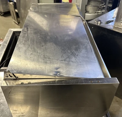 174-0046 36” Countertop Self Contained Prep Unit Pan Rail