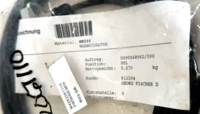 NEW GEORG FISCHER M4262067110 REED SWITCH CABLE 9116X7559
