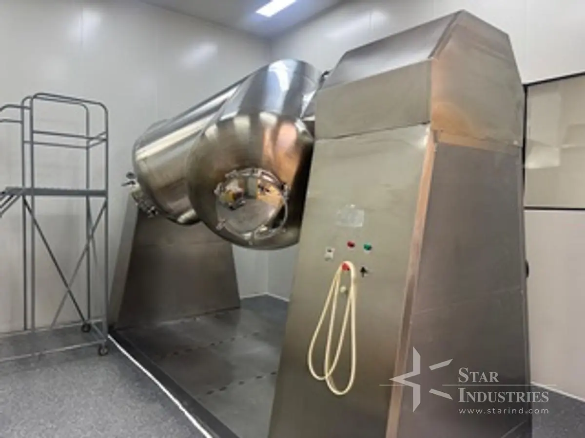 Used 2018 JIANGSU HANYOUNG VH 3000 Double Cone - V Mixers California US | Star Industries #1254571