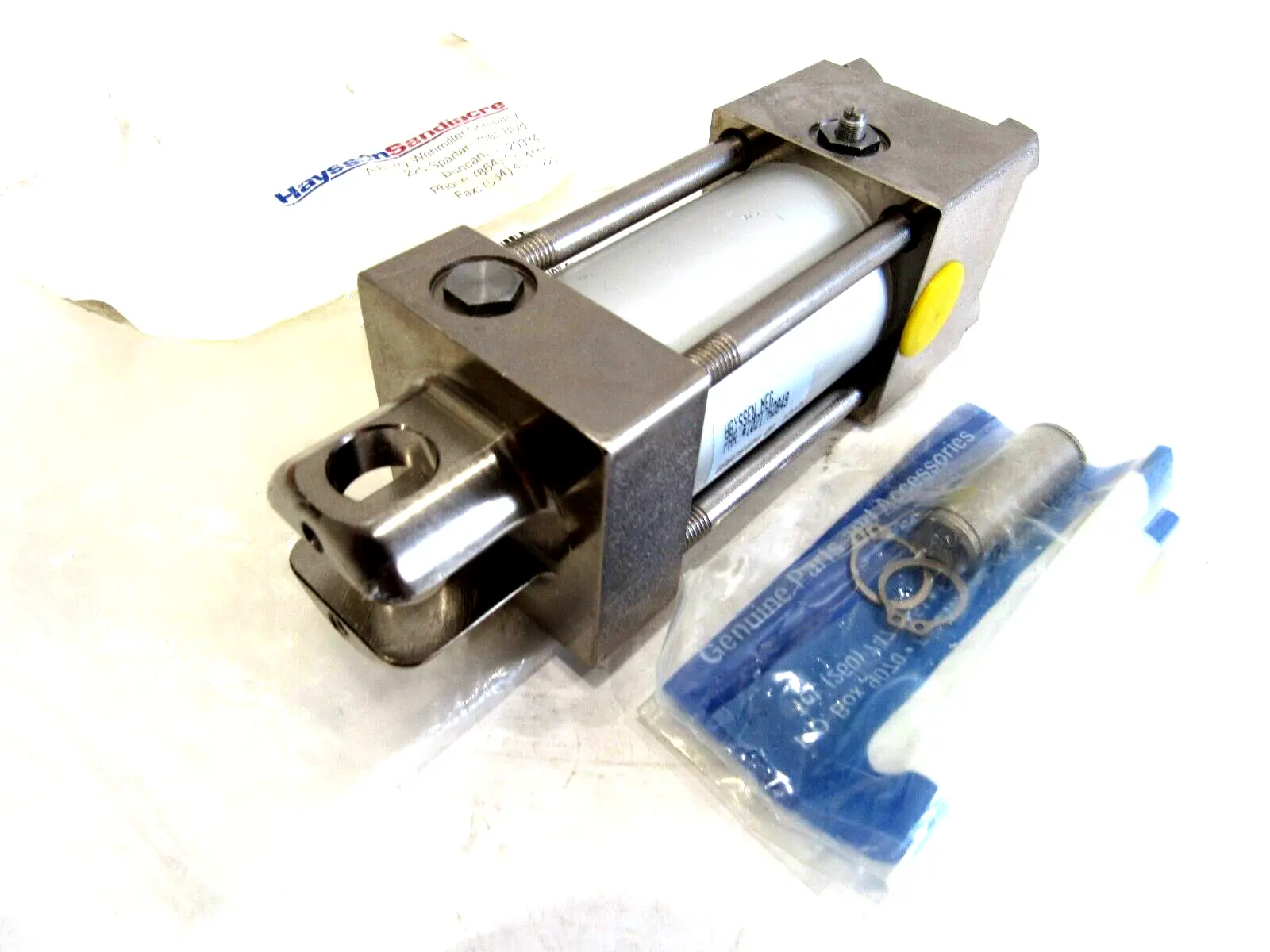 NEW HAYSSEN 10217A2849 AIR CYLINDER 1-38" BORE, 1/2" STK
