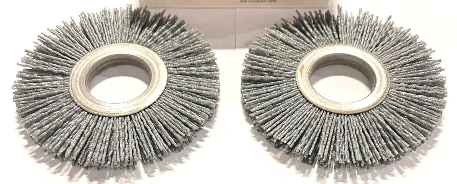 Weiler 3-1/2" Abrasive Nylon Wheels 1-1/4" Arbor Hole .040/80 USA Made 2 Pack