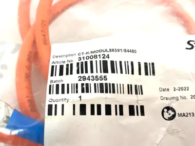 CT-K/MODUL86591/84480,31008124 | Staubli CT-K/MODUL86591/84480 CombiTac Connector Assembly 31008124 - New