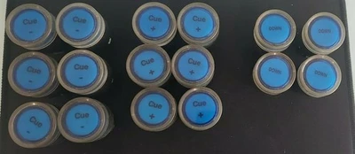 *NEW FULL BAG* Blue Push Button Switch 1" *WARRANTY*