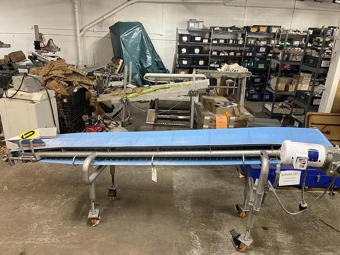 Used CONVEYER CONVEYER, LENGTH 125” X WIDTH 29” X HEIGHT 50” Conveyors | ND Industrial Surplus #1225291