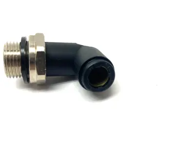 USED PARKER PNEUMATIC SWIVEL ELBOW PUSH-IN FITTING 3/8" BSPP 8MM OD