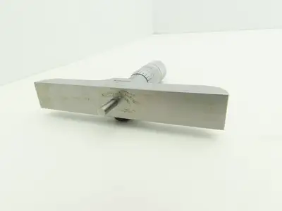 Mitutoyo 128-106 Depth Gage Micrometer 0-1" Range .001"Grad 4" Base