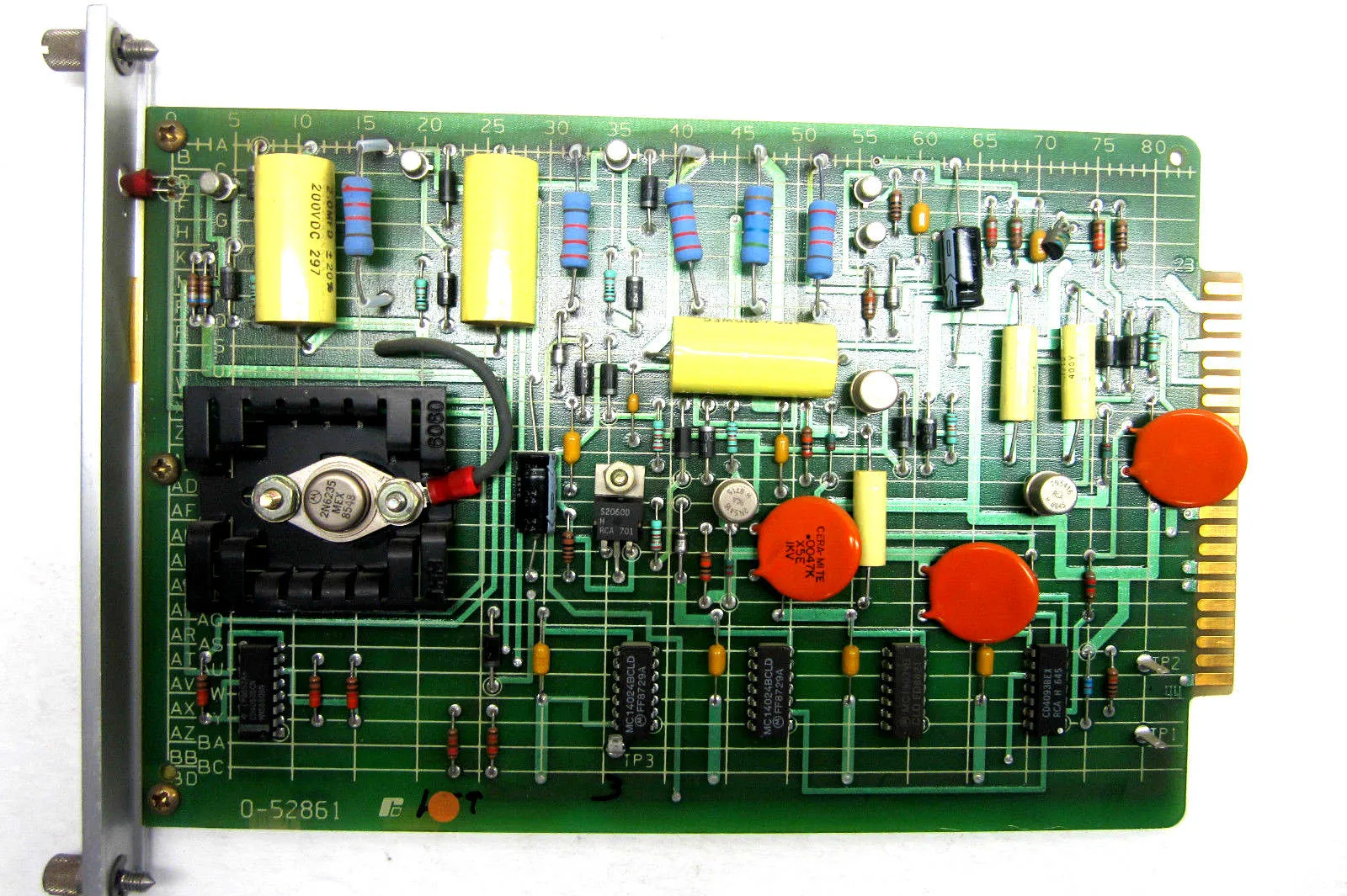 USED RELIANCE ELECTRIC 0-52861 PC BOARD GATE DRIVER 052861