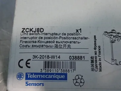 Used TELEMECANIQUE ZCKJ8D Relays & Switches Ohio US | HGR 24 #864316