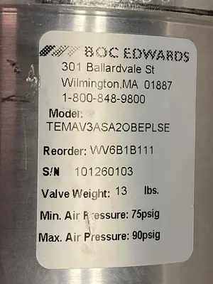 New | in-Stock BOC EDWARDS TEMAV3ASA2OBEPLSE Vacuum Pumps Ohio US | Surplus Asset Holdings #1226303