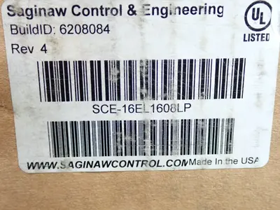 NEW SAGINAW CONTROL & ENGINEERING SCE16EL1608LP