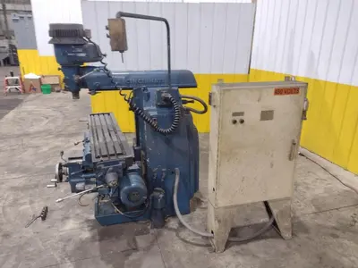 CINCINNATI HORIZONTAL MILL WITH BRIDGEPORT HEAD USED