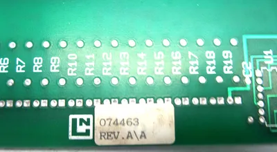 LEEDS & NORTHRUP 074463 PC BOARD