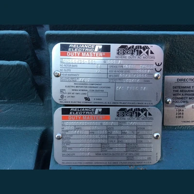 200 HP Reliance Electric Motor